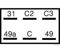 Centrale clignotante HERTH+BUSS ELPARTS 75605146