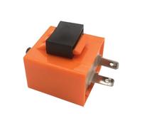 Relais de clignotant LED à 2 broches 12 V, fréquence réglable, relais d'indicateur de clignotant compatibles avec les accessoires de performance de moto