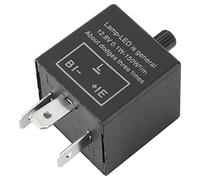 Relais de Clignotant LED, Correction de Clignotement Rapide, étanche, Ajustement Universel, Compatible Automatique 12V, Résout les Problèmes de Clignotants