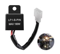 Relais de Clignotant LED Universel 12V Indépendant de la Charge pour Moto Auto Véhicule Compatible avec Tous les Clignotants LED et Halogènes Installation Directe