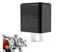 Relais de clignotantLED - clignotantélectronique à 2 broches, taux de flash réglable, universel 12 V | Relais de clignotantde moto
