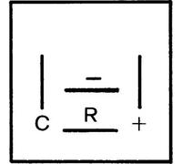 Relais de clignotants électronique inséré 4DB 007 218-001 HELLA pour RENAULT