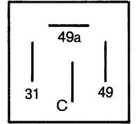 Relais de clignotants électronique Montage en saillie 4DB 001 887-041 HELLA