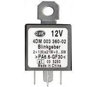 Relais de clignotants électronique Montage en saillie 4DM 003 360-021 HELLA