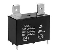 Relais de climatiseur JQX-102F 12VDC 20A, 1 pièce, 4 broches