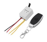 Relais de Commande à Distance, Interrupteur sans Fil DC 4V-12V, Récepteur Émetteur avec Fonction d'Apprentissage, 43x30x22mm, pour Portes Automatiques et Équipements