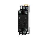 Relais de commande Miniature, 10 pièces, petit avec prise de Base, bobine en cuivre 12V 24V AC 110V 220V HH52P/53P/54P HH62P HH63P(12V(10PCS),HH62P Base)