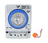 Relais de Commutation de Temps 24 Heures TB-388 minuterie mécanique AC220V 10A minuterie numérique Robuste pour Lampe
