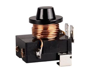 Relais de compresseur de réfrigérateur pour trois configurations (1/5-1/2 HP) 24 × 30 × 32 mm démarreur en plastique avec marteau condensateur compatible avec systèmes de réfrigérateur domestiques