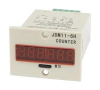Relais de compteur production électronique numérique JDM11-6H 5 broches 6-36 V CC NPN entrée capteur JDM11 AC 220 110 380 36 24 12(110VAC)