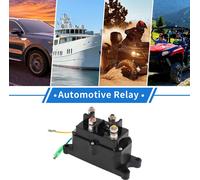 Relais De Contacteur De Solénoïde De Treuil De Voiture Atv Utv Bateau 12V 250A 4 Bornes Pour Tous Les Treuils De Solénoïde 12V, Plastique Métal Noir Durable