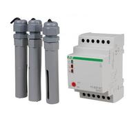 Relais de niveau eau de pluie double statut avec contrôle de sensibilité pour eau de pluie 2x16A, IP20, montage : sur un rail de 35 mm, PZ-829RC-WD/FIF