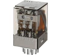 Relais de courant Finder 60.13.8.012.0040 - 3P, prise, bobine 12 V AC, 10 A, ...