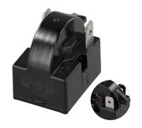 Relais de démarrage fiable à 2 broches pour réfrigérateurs, protection contre les surcharges PTC pour mini réfrigérateur (2 broches-12 ohm)