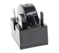 Relais de démarrage PTC 15Ω 3 broches pour réfrigérateur avec grande puce, protection contre les surcharges 150 W, pièce de rechange pour mini réfrigérateur et refroidisseur, plastique noir, 1 pièce