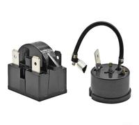Relais de démarrage PTC QP2-15 avec protecteur de surcharge pour réparation de compresseur pour mini réfrigérateur (K)