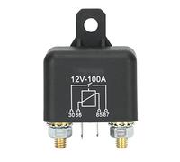 Relais de Démarreur 12 V, Solénoïde de Relais de Démarreur 12 V 100 A Relais de Tondeuse à Gazon 4 Broches Relais de Relais de Démarreur Solénoïde pour Chariot de Tracteur de