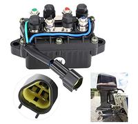 Relais de Garniture de Puissance 12 V 61A81950100 adapté au Moteur Hors-bord Remplace Facile à Installer, Matériau en Alliage de qualité, Performances Stables, Neuf