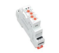 Relais de minuterie Cycle asymétrique 12v 24v 220v 230v AC/DC, relais temps modulaire à répétition électronique par Type Rail DIN(AC DC 12-240V)