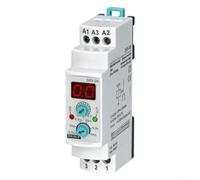 Relais de minuterie numérique DRV-08 pour systèmes DSP AC 220 V Tension de bobine Montage fixe avec double bouton Six plages de synchronisation jusqu'à 99 heures 1NO 1NC Contact 10 A Sortie pour Ind