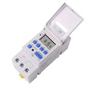 Relais de Minuterie Numérique LCD, Minuterie Programmable Commutateur de Minuterie Réglable Relais de Minuterie Numérique Affichage Numérique Relais de Minuterie 220V 16A Module de Minuterie