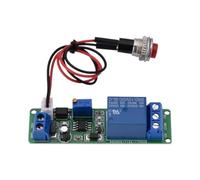 Relais de minuterie réglable DC12V, Module de commutation de retard 1-10S | Module de relais de minuterie réglable DC12V, interrupteur d'arrêt de retard 1-10S for le contrôle du temps