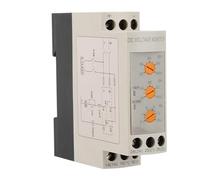 Relais de protection contre les surtensions et les sous-tensions pour DVRD DC 12 V/24 V/36 V/48 V, protecteur à seuil double réglable avec indicateurs LED, 2 contacts NO/NC pour (48 V CC)