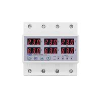 Relais de protection courant triphasé 63 A, réglable sur rail DIN, surtension, sous-tension, limiteur, SYN ASYNC, synchrone et asynchrone