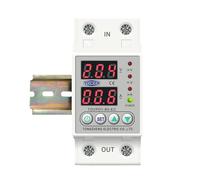 Relais de protection de courant réglable à double affichage for rail, 40 A, 63 A, 80 A, 100 A, 220 V, 230 V(V A Kwh type,L N 230V 40A)