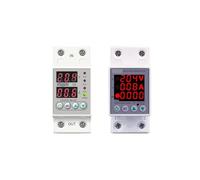 Relais De Protection De Courant Réglable À Double Affichage, Surtension, Sous-tension, 40 A, 63 A, 80 A, 100 A, 220 V, 230 V, Rail DIN(V A type,L N 230V 80A)