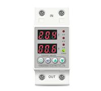 Relais de protection réglable contre les surtensions et les sous-tensions, rail DIN 230 V, limite de courant 40 A, 60 A, 80 A, 100 A, 1 pièce(L N 230V 40A)