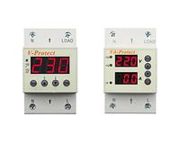 Relais de protection réglable contre les surtensions et sous-tensions, 63 A, 230 V, for rail DIN, limite surintensités(V-Protect)