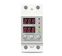 Relais de protection réglable contre les surtensions et sous-tensions, rail DIN 60 A 230 V, TOVPD1-63, 1 pièce(40A)