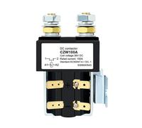 Relais de puissance 12 V 24 V 36 V 48 V 60 V 72 V, contacteurs de batterie, contacteur CC for chariot élévateur 100 A normalement ouvert(Coil voltage 36VDC)