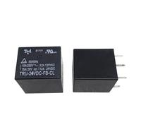 Relais de puissance à 5 broches, 24 V CC, 10 pièces, TRU-24VDC-FB-CL, montage sur circuit imprimé