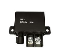 Relais de puissance dispositif de démarrage de voiture 80A 150A 200A DC12V 24V 48V, contrôle de puissance, dispositif de préchauffage, ventilateur d'ordinateur à Condensation, 1 pièces(HA3 DC24V 150A)