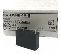 Relais de puissance G5NB-1A-E-12VDC G5NB-1A-E-DC12V G5NB-1A-E-12V G5NB-1A-E 12VDC 5A 4 broches, 10 pièces KHzIgRdY