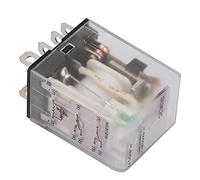 Relais de Puissance Intermédiaire 8 Broches 10A Électromagnétique - Deux Ouvert Deux Fermé Avec Voyant Vert - 12VDC / 6VDC / 110VDC(6VDC)