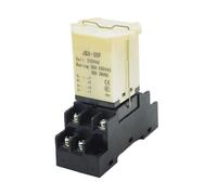 Relais de puissance JQX-30F 2Z 30A 8 broches DC12V DC24V AC110V AC220V avec socle - Relais intermédiaire fiable(DC24V)