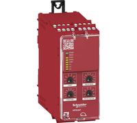 Relais de sécurité XPSUAT13A3AP Schneider Electric Tension de fonctionnement: 24 V DC/AC 3 NO (T), 3 NO (T), 1 NF (R) (l x H x P)