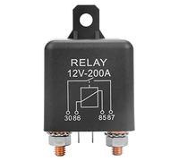 Relais de Séparation 4 Pin 12VDC 200A, Relais de Batterie de Charge, Robuste pour Voiture et Camions