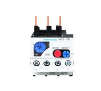 Relais de surcharge thermique for moteur triphasé AC 50/60 Hz FR NR2-25 IP20 enfichable avec voyant lumineux for contacteurs série CJX2(1.6-2.5 Amp)