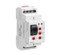 Relais de surveillance du courant GRI8-06A AC/DC 24-240 V réglable capteur sur/sous-courant avec 2 sorties de commutateur pour montage sur rail DIN