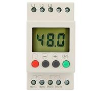 Relais de surveillance triphasé 380V AC 50Hz Séquence Protecteur Relais Tension avec affichage numérique Surtension Sous-tension Tension non équilibrée, montage sur rail