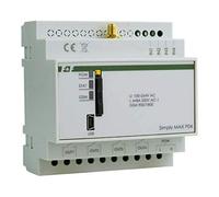 Relais de télécommande GSM - Commande SMS marche/arrêt - Alarme - 4 entrées - 4 sorties - P04 F&F 9777