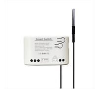 Relais de température Tuya Smart Life WiFi avec capteur de thermostat et contact sec passif, 7-32 V CC