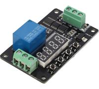 Relais de temporisation 1 canal 12V DC Module de18 fonctions préréglées
