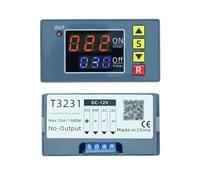 Relais de temporisation numérique AC110V 220V DC12V/DC24V, affichage LED, minuterie de Cycle, interrupteur de commande, interrupteur de temporisation de relais réglable
