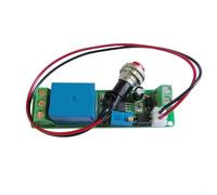 Relais de temporisation réglable 12 V avec plage de réglage de 1 à 10 secondes et bouton de déclenchement pour automatisation, robots, systèmes Smart Home et systèmes d'alarme Vert
