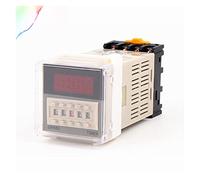 Relais de temps d'affichage numérique DH48S DH48S-2Z temporisation électrique 0.01S-99H99M 8PIN avec Base(AC220V)